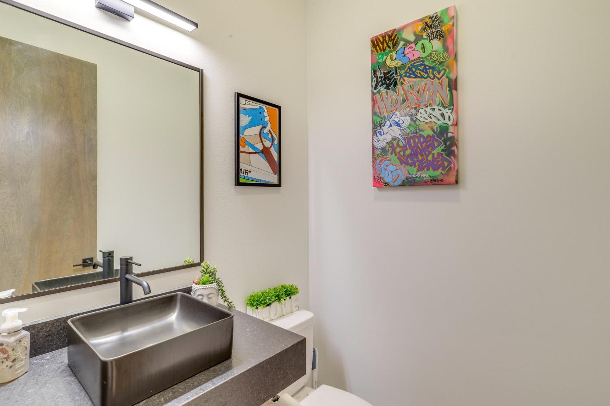 3 Mi To Dtwn Modern Townhome With Yard In Houston Exterior foto